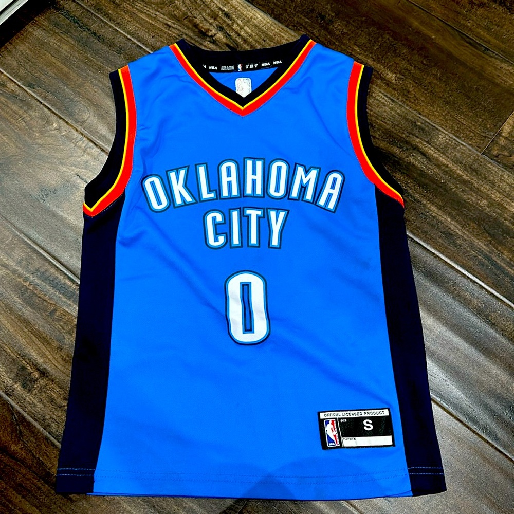 Oklahoma City Jersey number 0 Westbrook